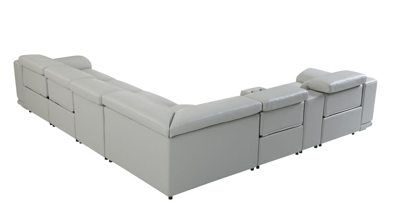 9762 - Power Reclining Sectional - R&R Furniture Gallery (Fountain Valley, CA)