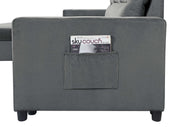 Ivy - Reversible Sleeper Sectional Sofa With Storage Chaise And Side Pocket - R&R Furniture Gallery (Fountain Valley, CA)