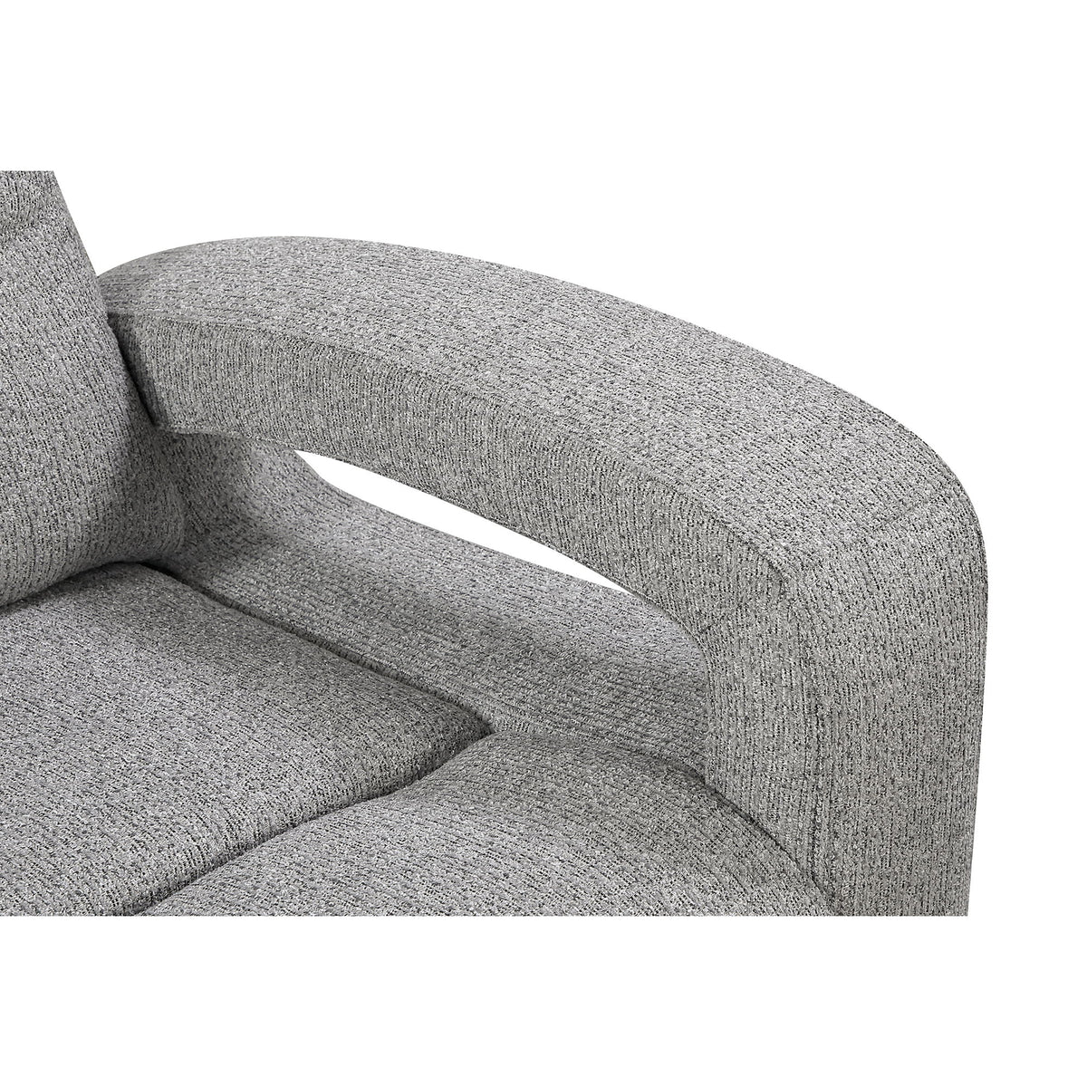 Isolde - Power Reclining Loveseat With LED Lighting - Gray
