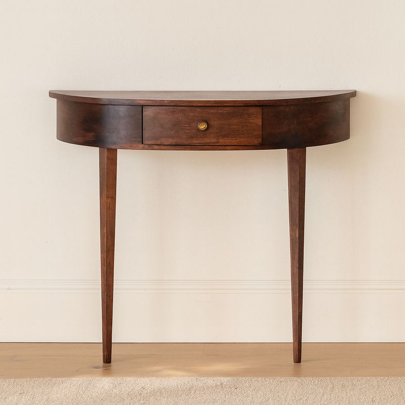Backless Mounted Console - Brown - R&R Furniture Gallery (Fountain Valley, CA)