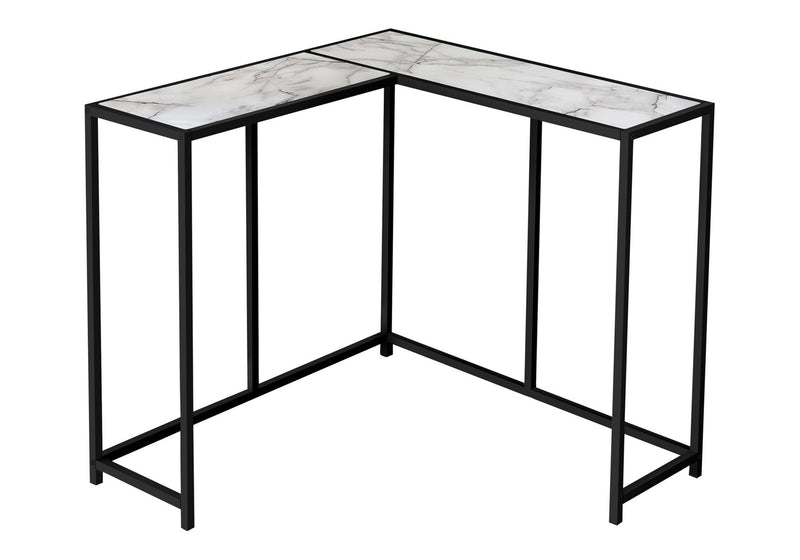 Corner Accent Console Table For Entryway, Unique L-Shaped Design - R&R Furniture Gallery (Fountain Valley, CA)
