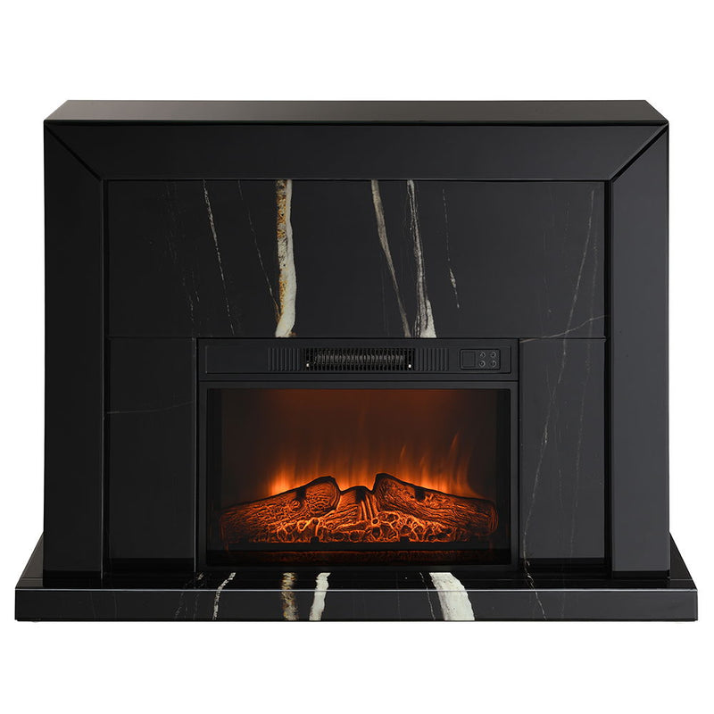 Drisana - Fireplace - Black Mirrored - R&R Furniture Gallery (Fountain Valley, CA)