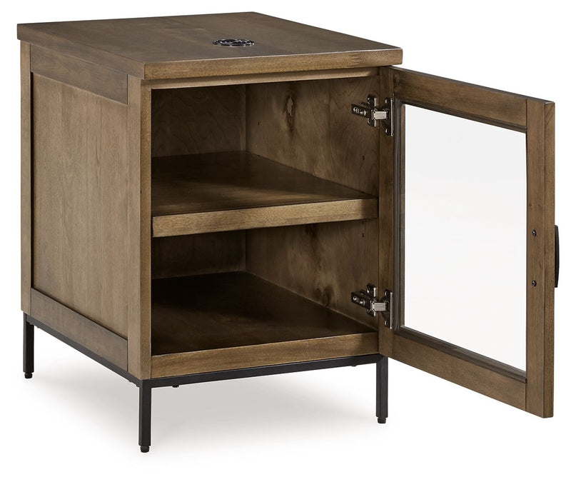 Torlanta - Chair Side End Table - Brown - R&R Furniture Gallery (Fountain Valley, CA)
