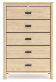 Cabinella - Five Drawer Chest - Tan - R&R Furniture Gallery (Fountain Valley, CA)