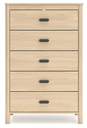Cabinella - Five Drawer Chest - Tan - R&R Furniture Gallery (Fountain Valley, CA)