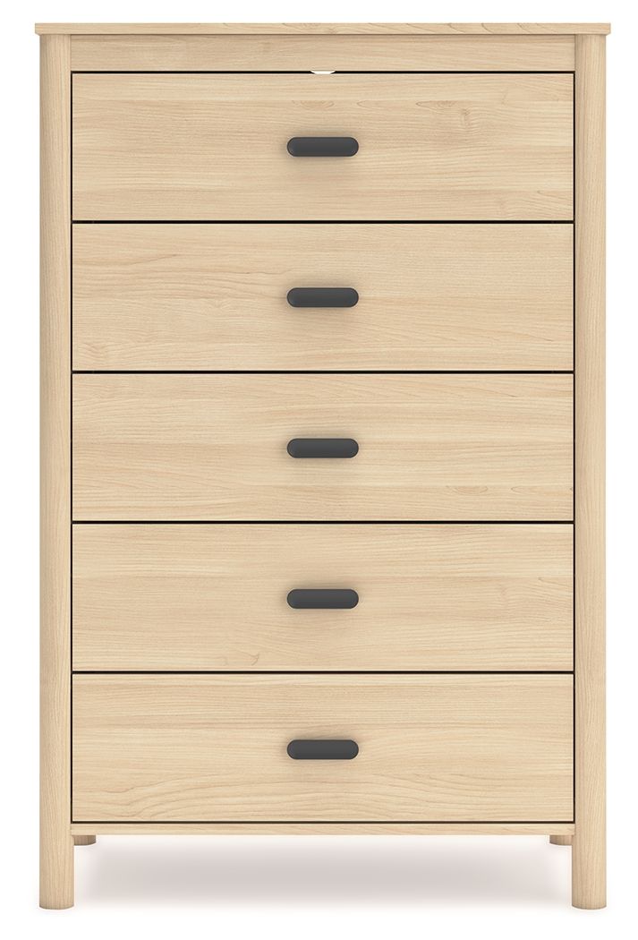 Cabinella - Five Drawer Chest - Tan - R&R Furniture Gallery (Fountain Valley, CA)