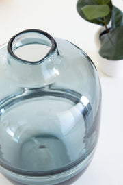 Lemmitt - Vase - Teal - R&R Furniture Gallery (Fountain Valley, CA)