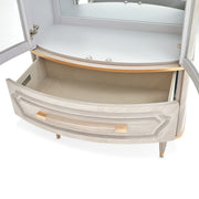 St. Charles - Display Cabinet - Dove Gray - R&R Furniture Gallery (Fountain Valley, CA)
