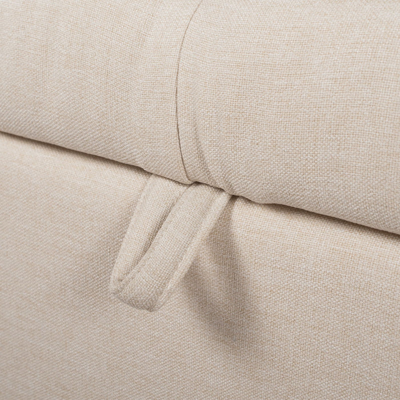 Jacqueline - Tufted Roll Arm Storage Bench - R&R Furniture Gallery (Fountain Valley, CA)