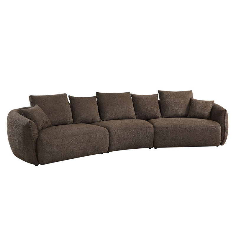 Bash - Sofa With 7 Pillows - Macca Anthology Boucle - R&R Furniture Gallery (Fountain Valley, CA)