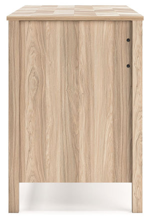Battelle - Home Office Desk - Tan - R&R Furniture Gallery (Fountain Valley, CA)