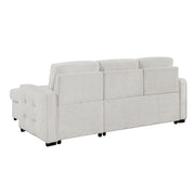 Gustavo - Sofa, Pull Out Bed, Storage Chaise, USB And Cup Holders - Beige - R&R Furniture Gallery (Fountain Valley, CA)