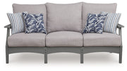 Cove Beach - Sofa With Cushion - Gray - R&R Furniture Gallery (Fountain Valley, CA)