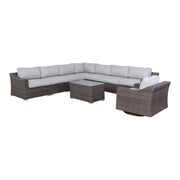 Stylish Sofa Seating Group With Cushions Perfect For Outdoor Gatherings - R&R Furniture Gallery (Fountain Valley, CA)