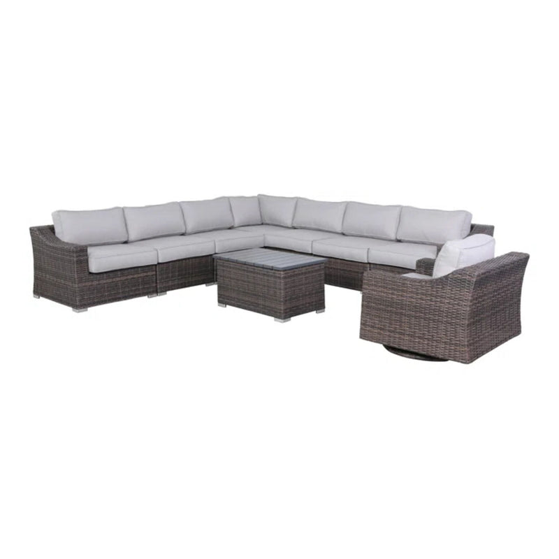 Stylish Sofa Seating Group With Cushions Perfect For Outdoor Gatherings - R&R Furniture Gallery (Fountain Valley, CA)