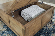 Torlanta - Lift Top Cocktail Table - Brown - R&R Furniture Gallery (Fountain Valley, CA)