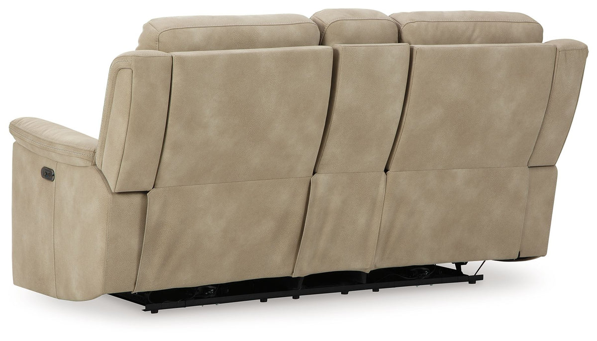 Next-Gen Durapella - Reclining Power Loveseat With Console - R&R Furniture Gallery (Fountain Valley, CA)