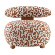 Lynn - Accent Chair - Brown - R&R Furniture Gallery (Fountain Valley, CA)