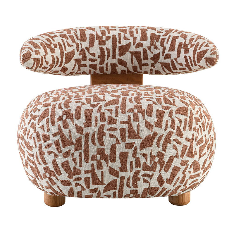 Lynn - Accent Chair - Brown - R&R Furniture Gallery (Fountain Valley, CA)