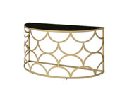 Altus - Console Table - Gold - R&R Furniture Gallery (Fountain Valley, CA)