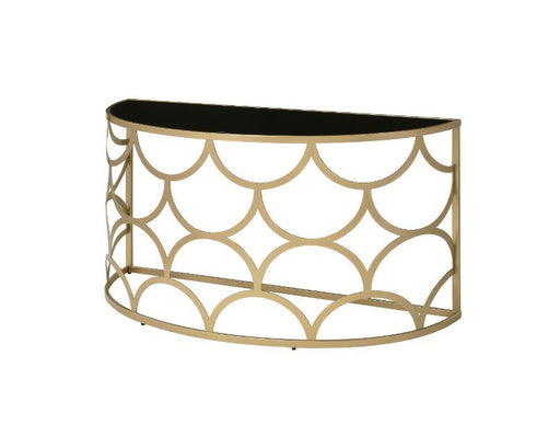 Altus - Console Table - Gold - R&R Furniture Gallery (Fountain Valley, CA)