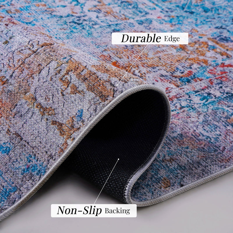 Maval - Unique Washable Area Rug - R&R Furniture Gallery (Fountain Valley, CA)