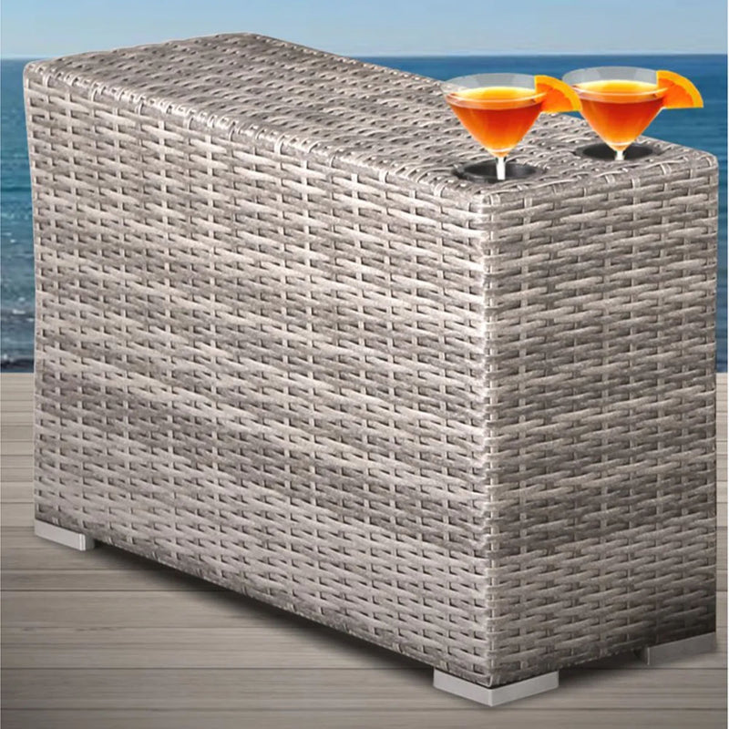 Outdoor Side Table, Functional Design - R&R Furniture Gallery (Fountain Valley, CA)