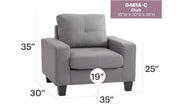Glory Furniture accent club chair designed for relaxation, featuring plush upholstery and a stylish, comfortable seating design.