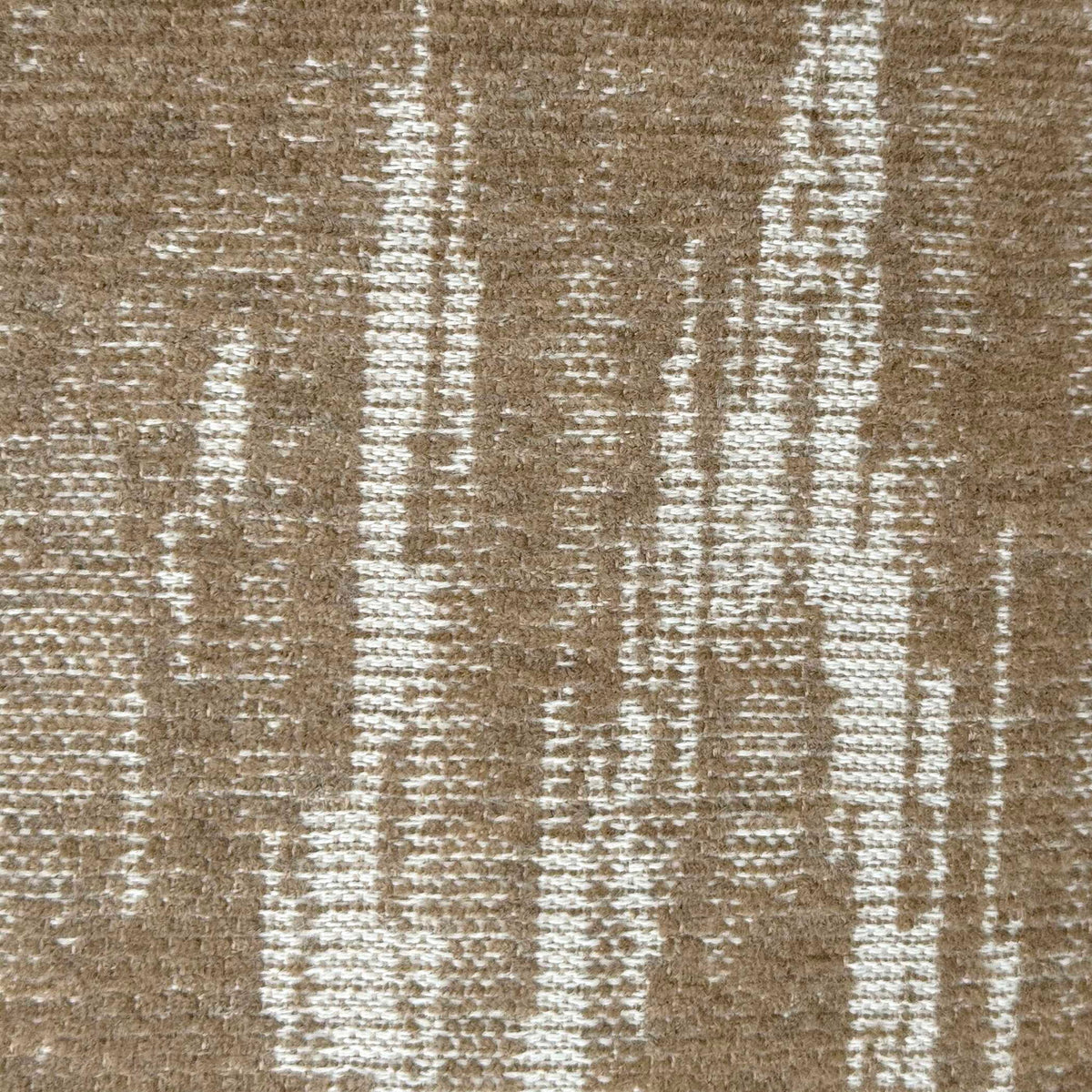 Mountains - Outdoor Sand Toned Pillow - Brown / White