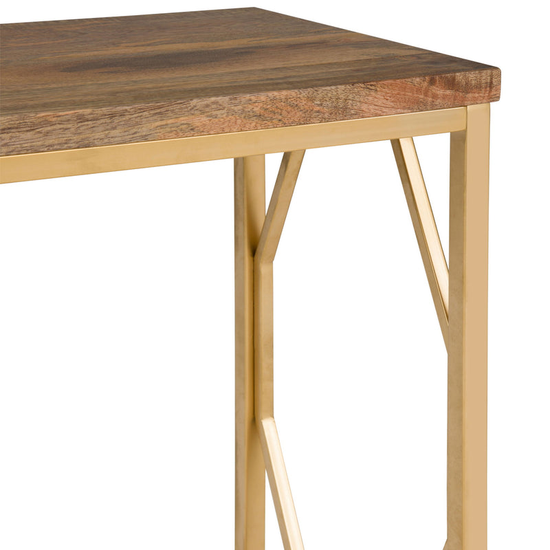 Selma - Handcrafted Metal And Wood Accent Table - R&R Furniture Gallery (Fountain Valley, CA)