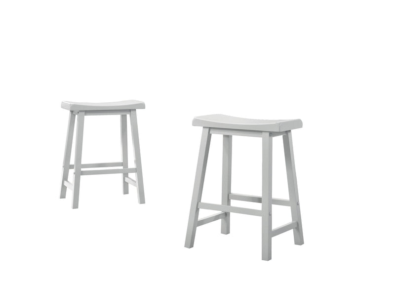 Alonzo - 17.5" Backless Ergonomic Counter Height Stool (Set of 2) - R&R Furniture Gallery (Fountain Valley, CA)