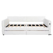 Upholstered Platform Bed With USB Charging - R&R Furniture Gallery (Fountain Valley, CA)
