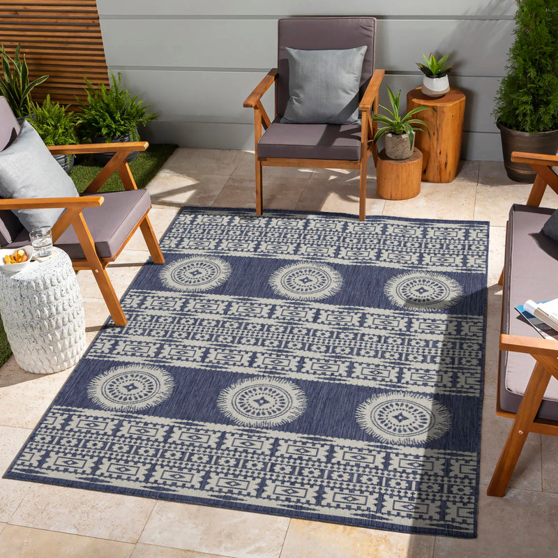 Sunshine - Indoor / Outdoor Area Polypropylene Rug - R&R Furniture Gallery (Fountain Valley, CA)