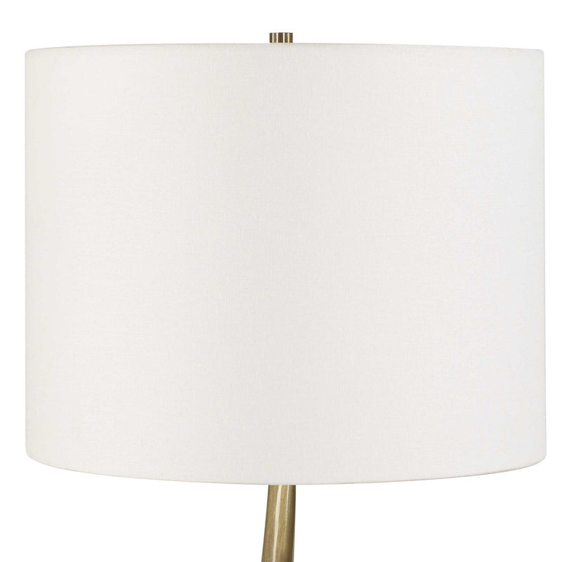 Spiraling - Cordless Brass Buffet Lamp - Black / Gold