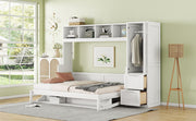 Space Saving Murphy Wall Bed With Closet And Drawers - R&R Furniture Gallery (Fountain Valley, CA)