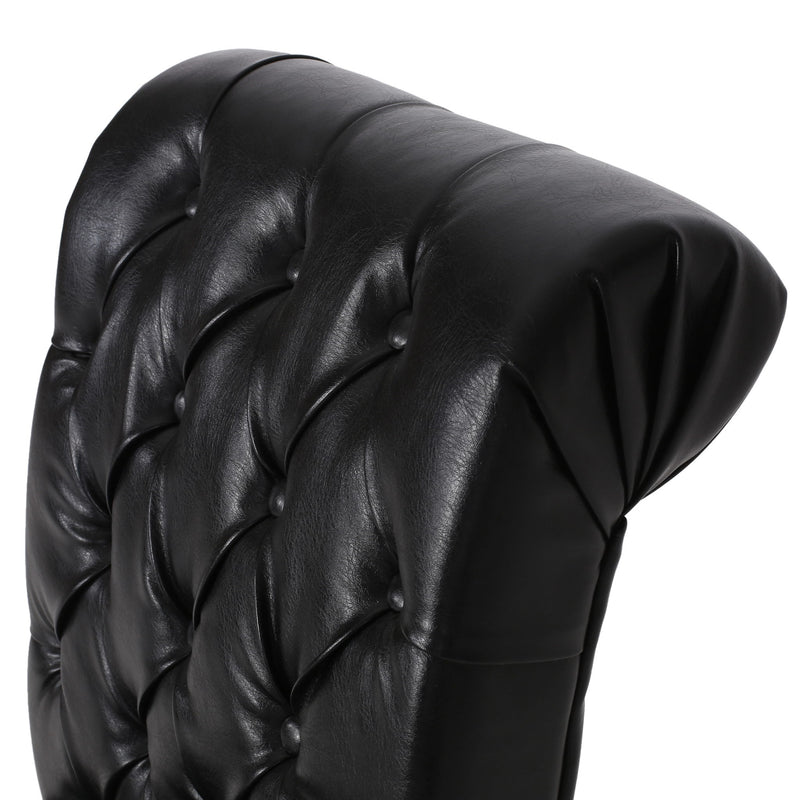 Broxton - Tuft Dining Rolltop Chairs With Button Tufted Backrest (Set of 2) - R&R Furniture Gallery (Fountain Valley, CA)