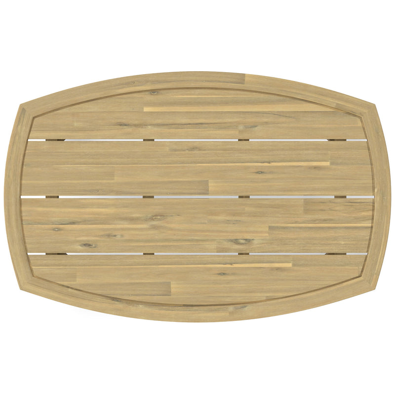 Parkside - Outdoor Coffee Table - Light Teak - R&R Furniture Gallery (Fountain Valley, CA)