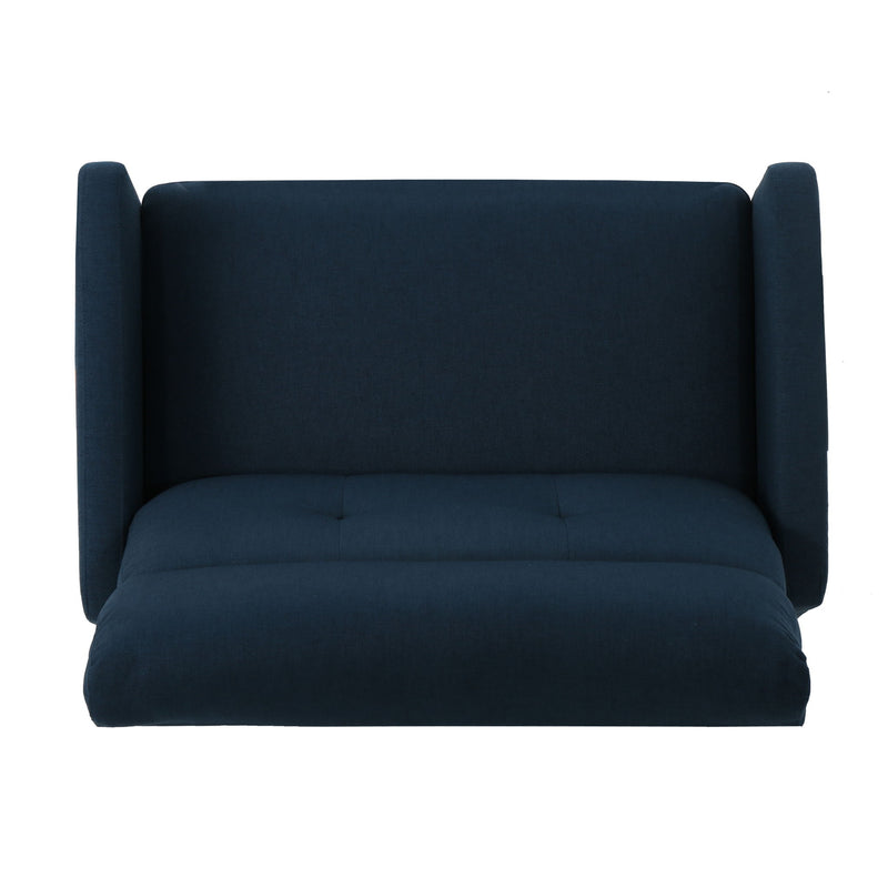 Alma - Contemporary Upholstered Loveseat Recliner - R&R Furniture Gallery (Fountain Valley, CA)