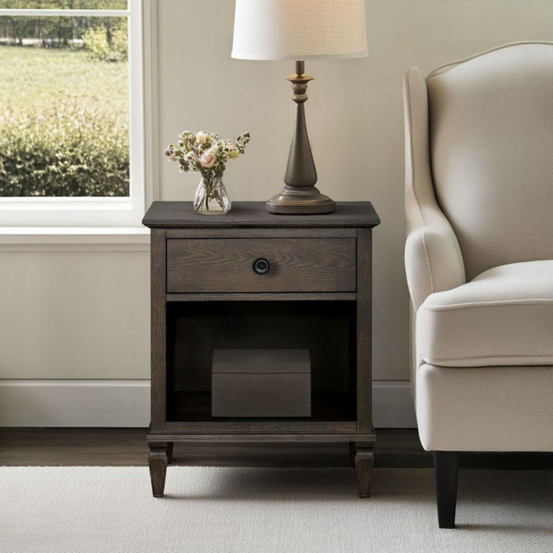 Victoria - Nightstand With Open Storage - R&R Furniture Gallery (Fountain Valley, CA)