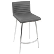 Lumi Source Marcel Mason 5-piece swivel contemporary counter height dining set with round table and modern chairs