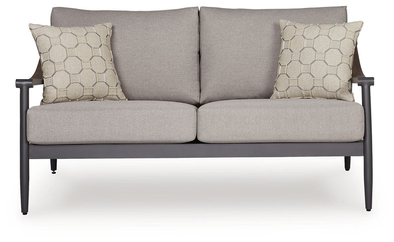 Ocean Beach - Loveseat With Cushion - Gray - R&R Furniture Gallery (Fountain Valley, CA)