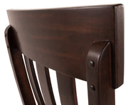 Haddigan - Dining UPH Side Chair (Set of 2) - Dark Brown - R&R Furniture Gallery (Fountain Valley, CA)
