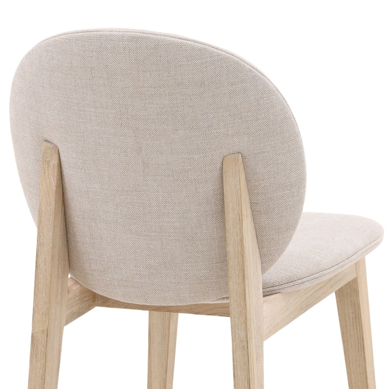 Laurence - Dining Chair - Taupe And Natural