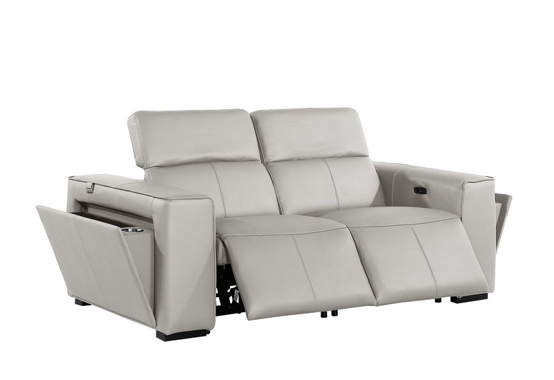 1224 - 6-Piece Modular Power Reclining Sofa, Loveseat & Chair Set In With 6 Power Recliners & Power Headrests