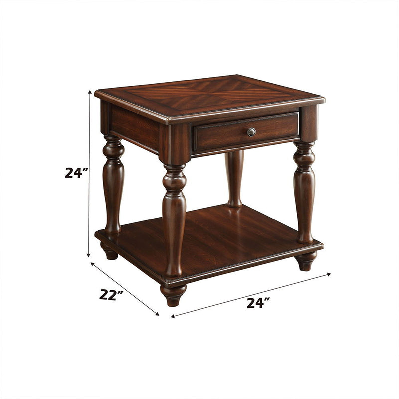 Farrel - End Table - Walnut - R&R Furniture Gallery (Fountain Valley, CA)