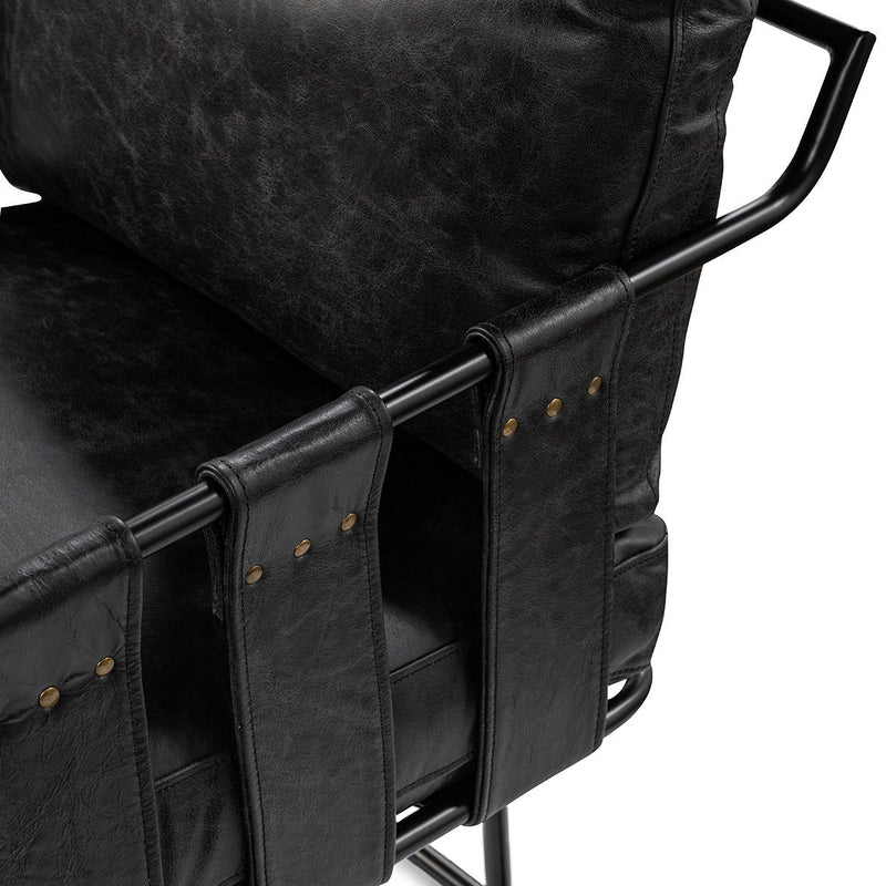 Strapling - Leather Dining Chair - R&R Furniture Gallery (Fountain Valley, CA)