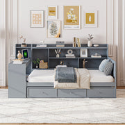 Daybed With 3 Drawers USB Ports And Desk - R&R Furniture Gallery (Fountain Valley, CA)