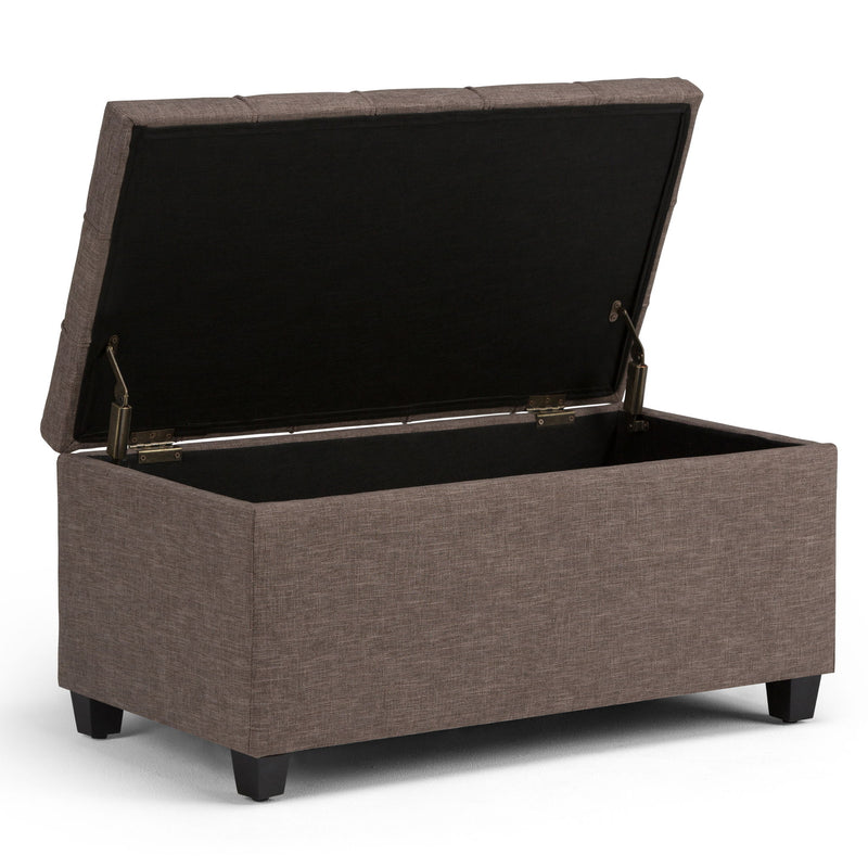 Sienna - Upholstered Storage Ottoman Bench - R&R Furniture Gallery (Fountain Valley, CA)