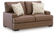 VillaCourt - Loveseat - Caramel - R&R Furniture Gallery (Fountain Valley, CA)
