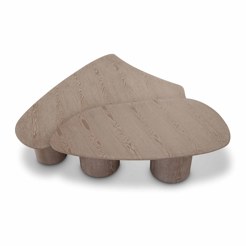 Rhema - Nesting Coffee Table (Set of 2) - Washed Ash - R&R Furniture Gallery (Fountain Valley, CA)